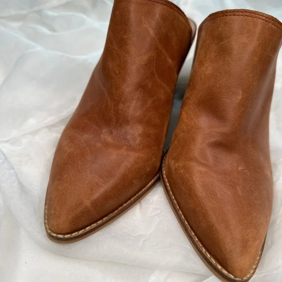 Lucky Brand Leather Mules Women's Size 10 - Picture 5 of 6